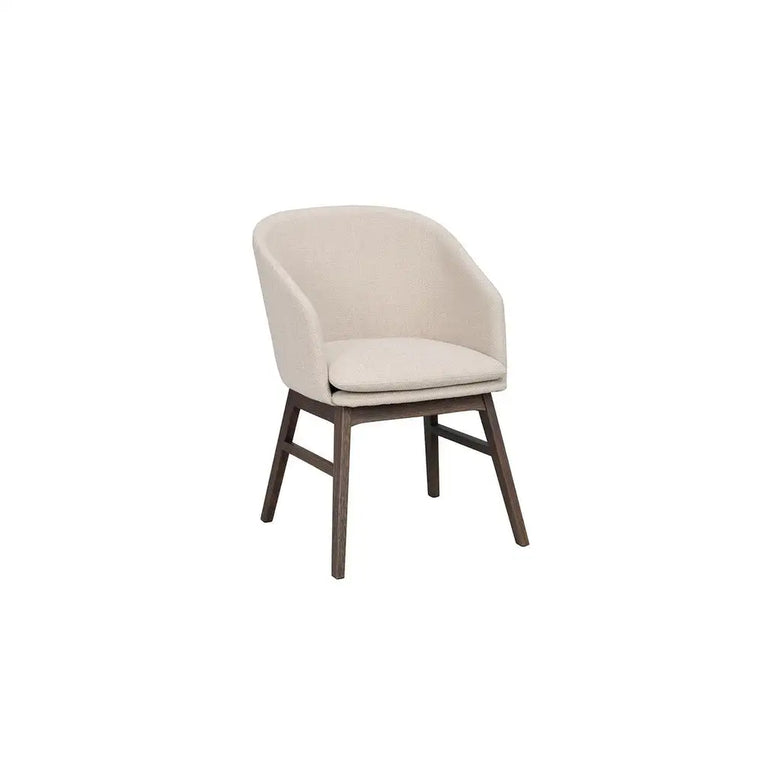 Armlehnenstuhl Windham 2er Set in Stoff beige - Stuhl Stoff