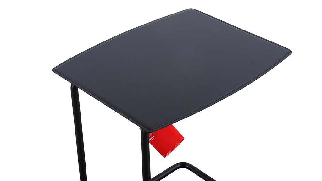 Beistelltisch APELLE CT in Kernleder schwarz - Beistelltisch