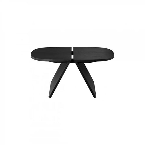 Bild 1 in Galerieansicht laden. Beistelltisch AVIO in Holz - Schwarz / B80cm / T43cm / H38cm - Couchtisch