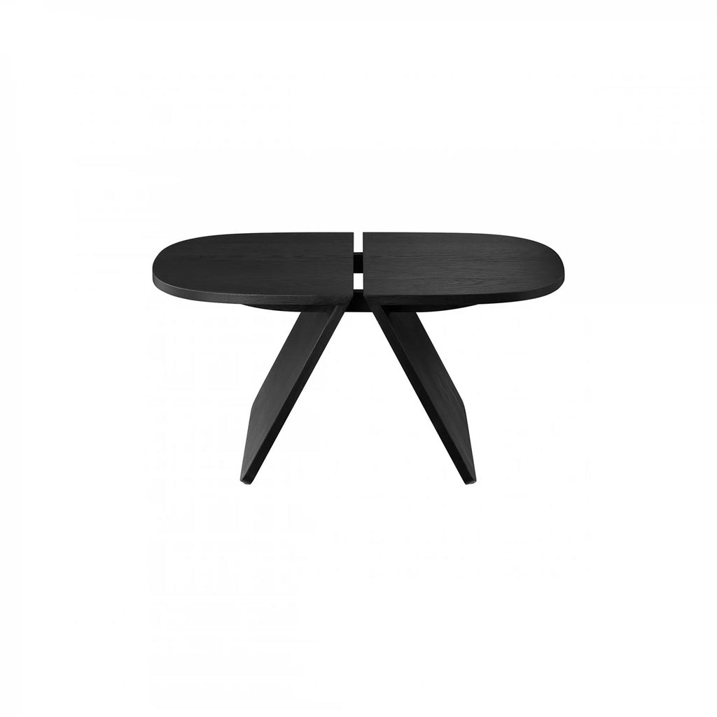 Beistelltisch AVIO in Holz - Schwarz / B80cm / T43cm / H38cm - Couchtisch
