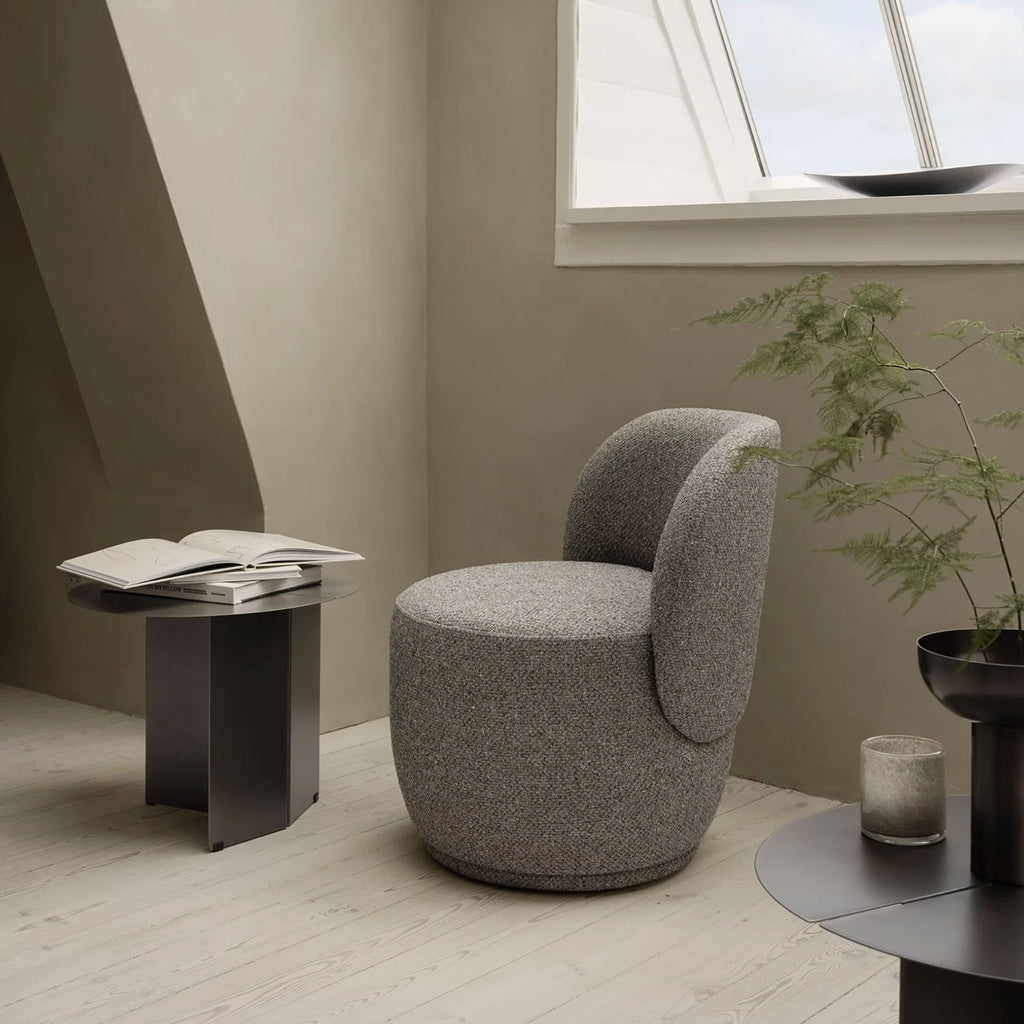 Beistelltisch ORU in Edelstahl - Couchtisch