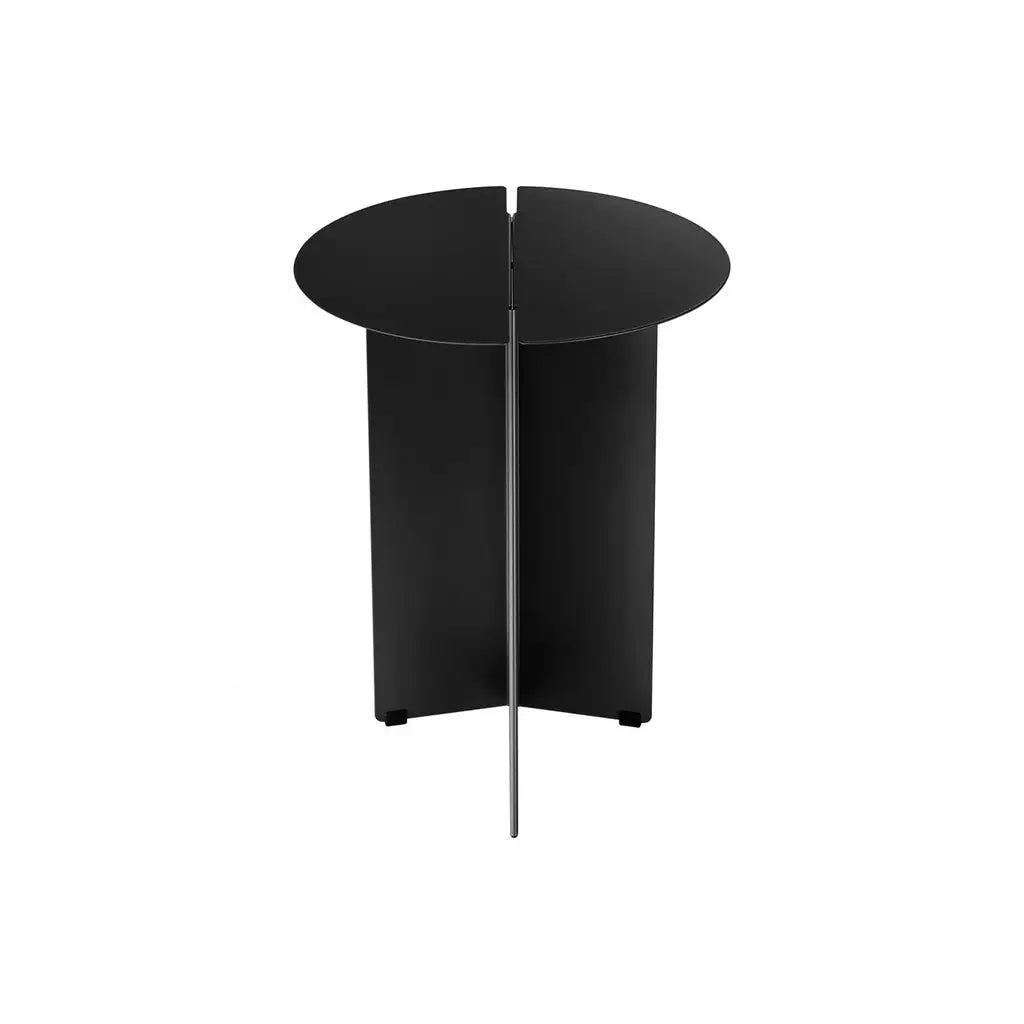 Beistelltisch ORU in Edelstahl - Ø 35cm / black - Couchtisch