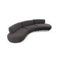 Sofa ISLAND in Stoff Legend mocca - Sitzdesign