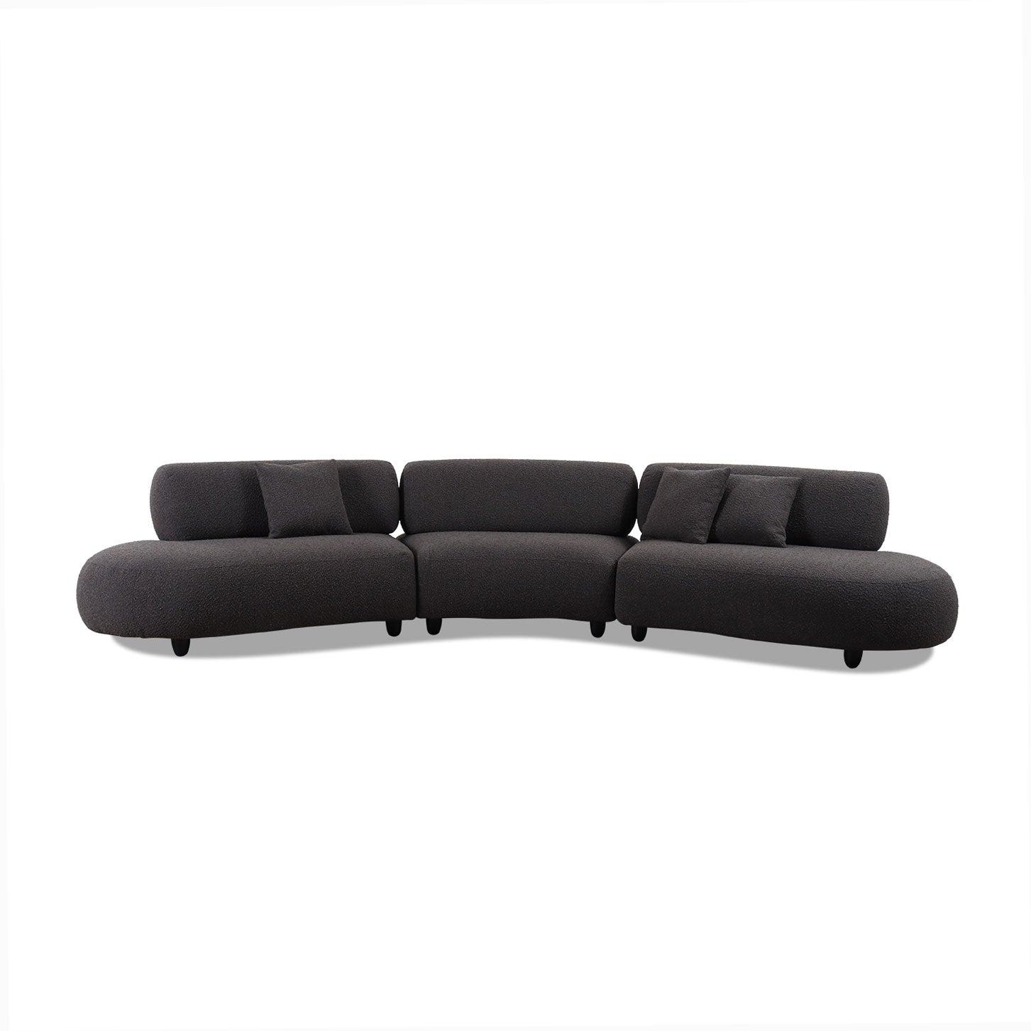 Sofa ISLAND in Stoff Legend mocca - Sitzdesign
