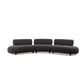 Sofa ISLAND in Stoff Legend mocca - Sitzdesign