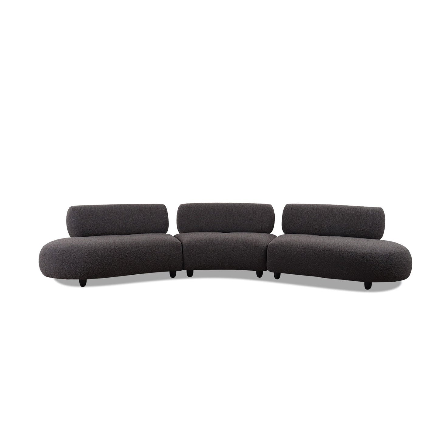 Sofa ISLAND in Stoff Legend mocca - Sitzdesign