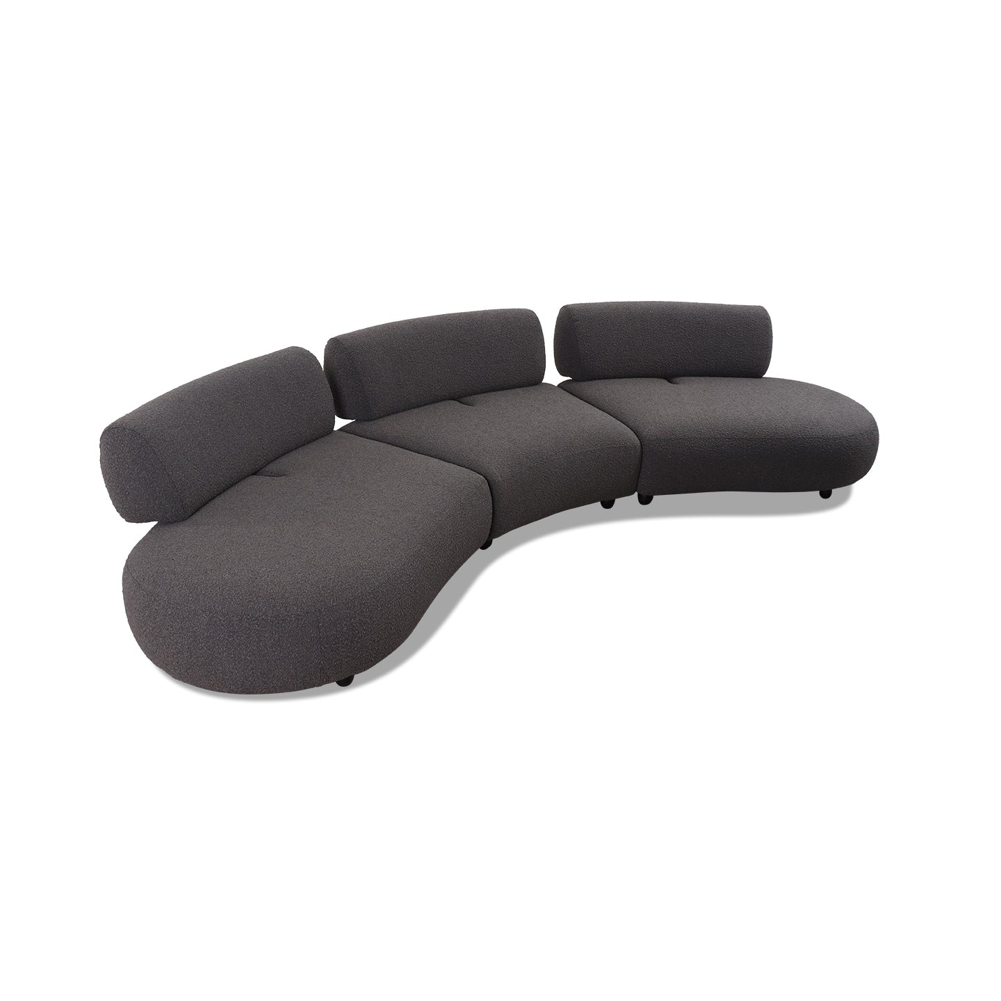 Sofa ISLAND in Stoff Legend mocca - Sitzdesign