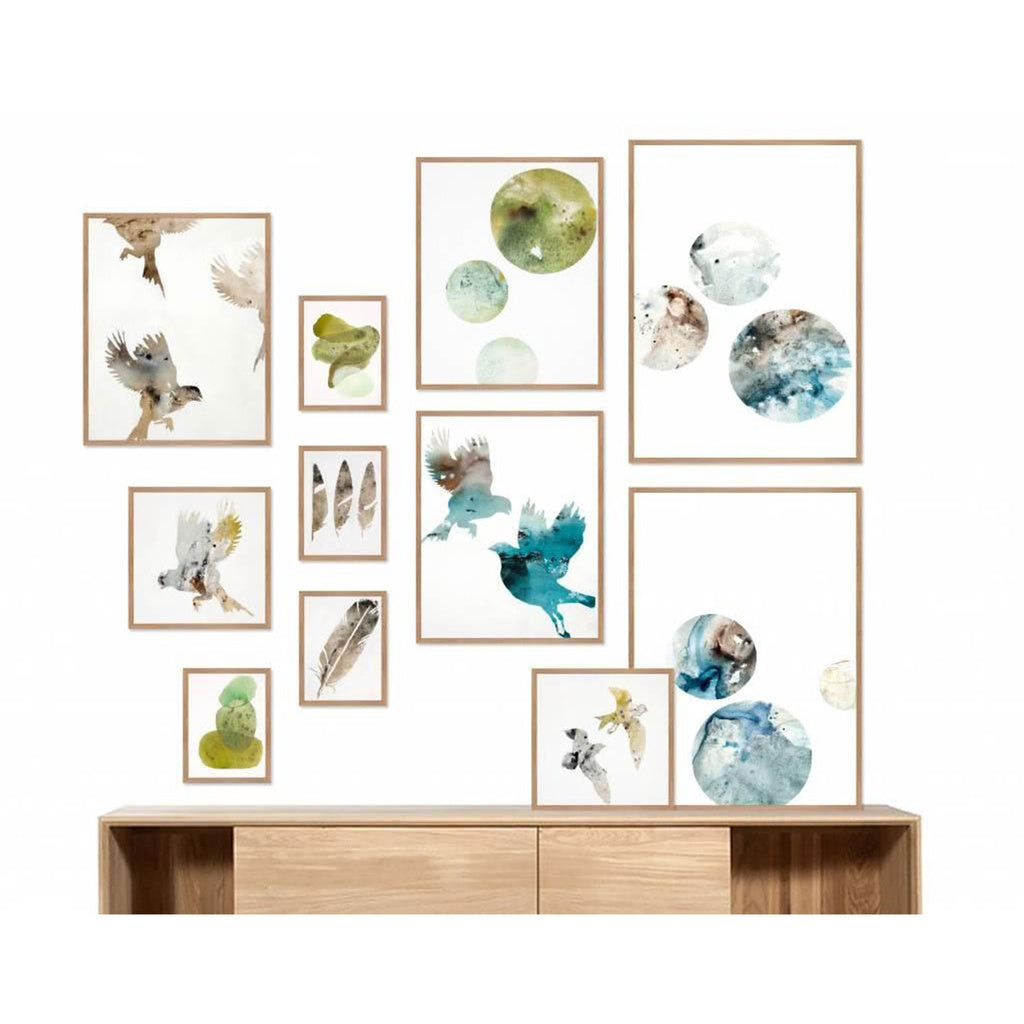 Bild FREJA BIRD 30x30cm - Wanddeko