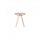 Beistelltisch AVIO in Holz - natur / B38cm / T24cm / H45cm - Couchtisch