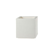 Blumentopf Quadra 55x55cm in milky white
