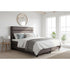 Boxspringbett Premium Celine 180x200 in Stoff Gomez anthrazit - Bett
