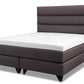 Boxspringbett Premium Celine 180x200 in Stoff Gomez anthrazit - Bett