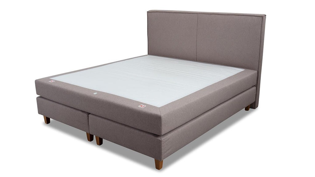 Boxspringbett Scanlook 180x200 in Stoff Gomez taupe