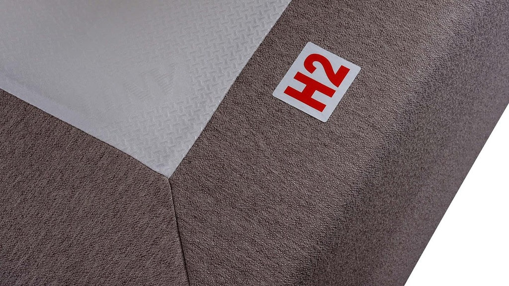 Boxspringbett Scanlook 180x200 in Stoff Gomez taupe