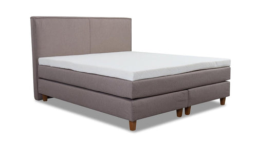 Bild 1 in Galerieansicht laden. Boxspringbett Scanlook 180x200 in Stoff Gomez taupe
