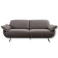 Regal_E Sofa in Leder Nouveau slate grey - Sofa Leder