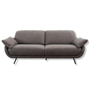 Regal_E Sofa in Leder Nouveau slate grey - Sofa Leder