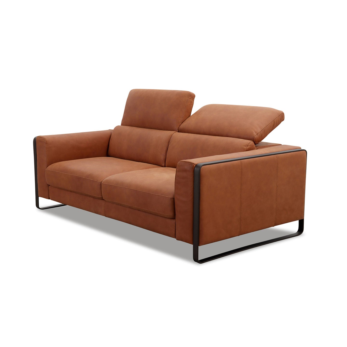 Sofa Garnitur FALCO Relax in Leder Nouveau cognac - Sofa Leder