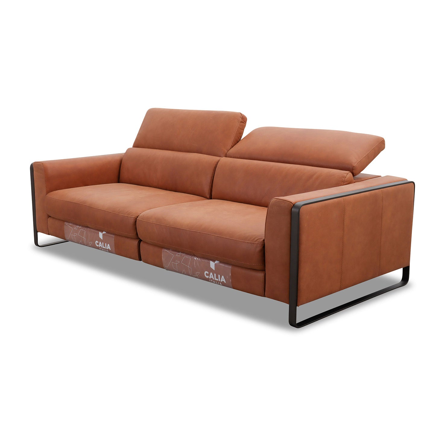 Sofa Garnitur FALCO Relax in Leder Nouveau cognac - Sofa Leder