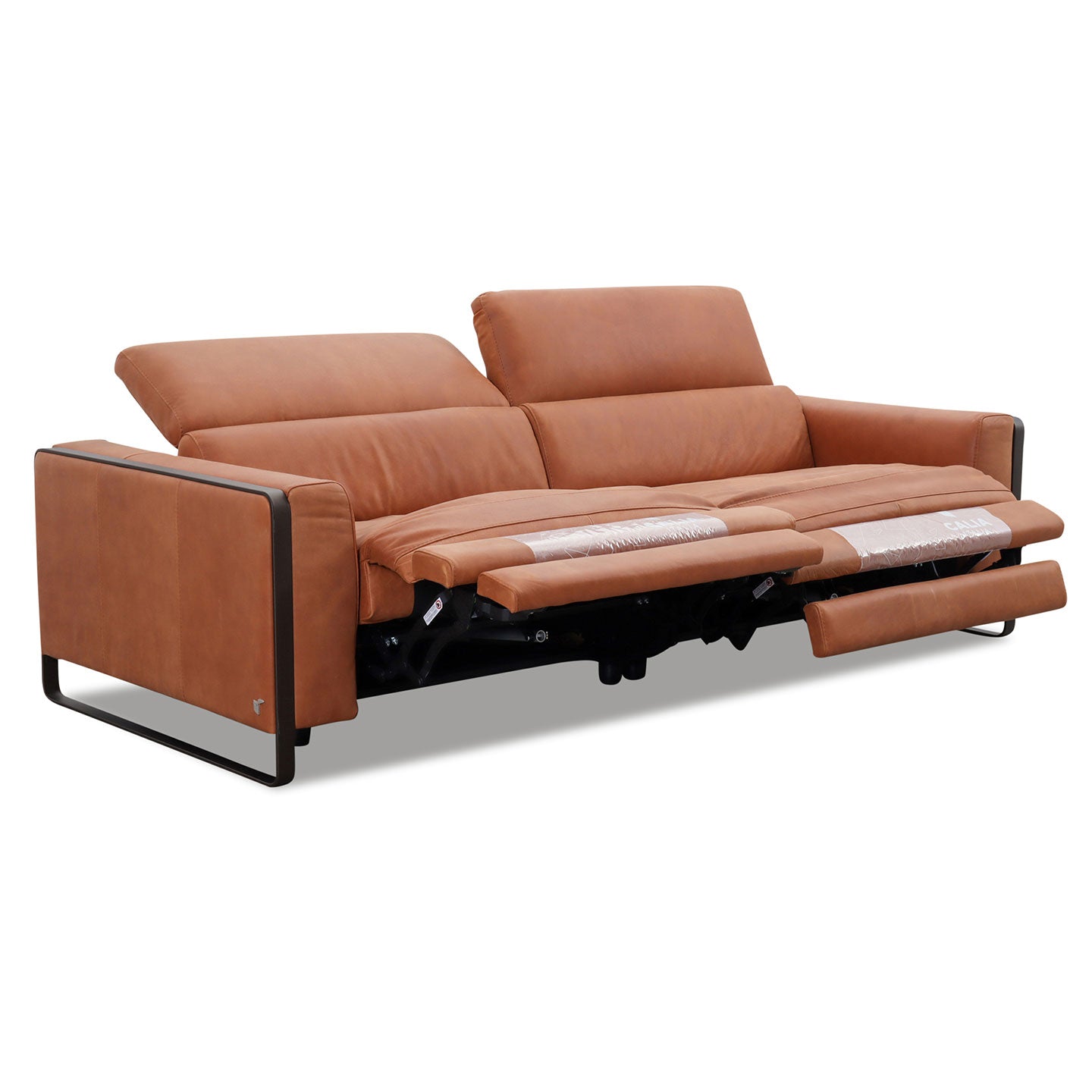Sofa Garnitur FALCO Relax in Leder Nouveau cognac - Sofa Leder