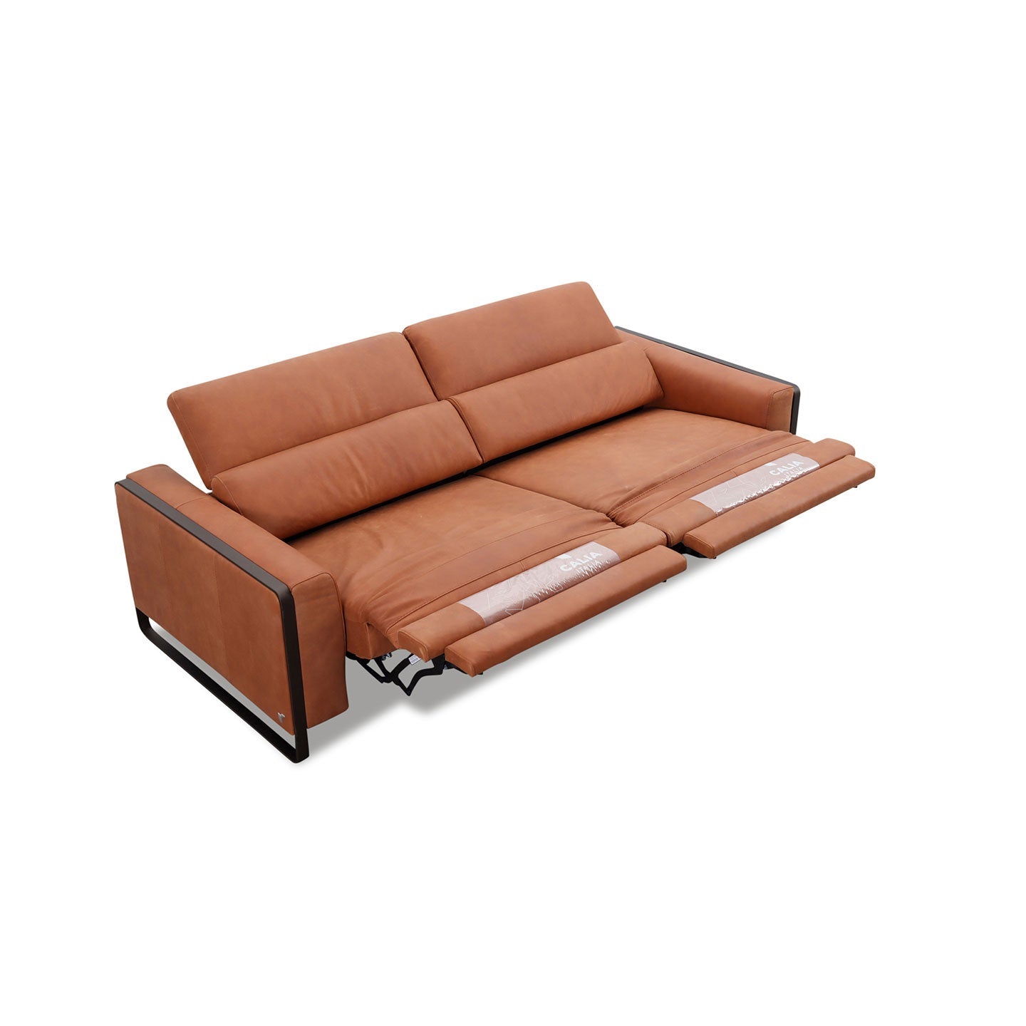 Sofa Garnitur FALCO Relax in Leder Nouveau cognac - Sofa Leder