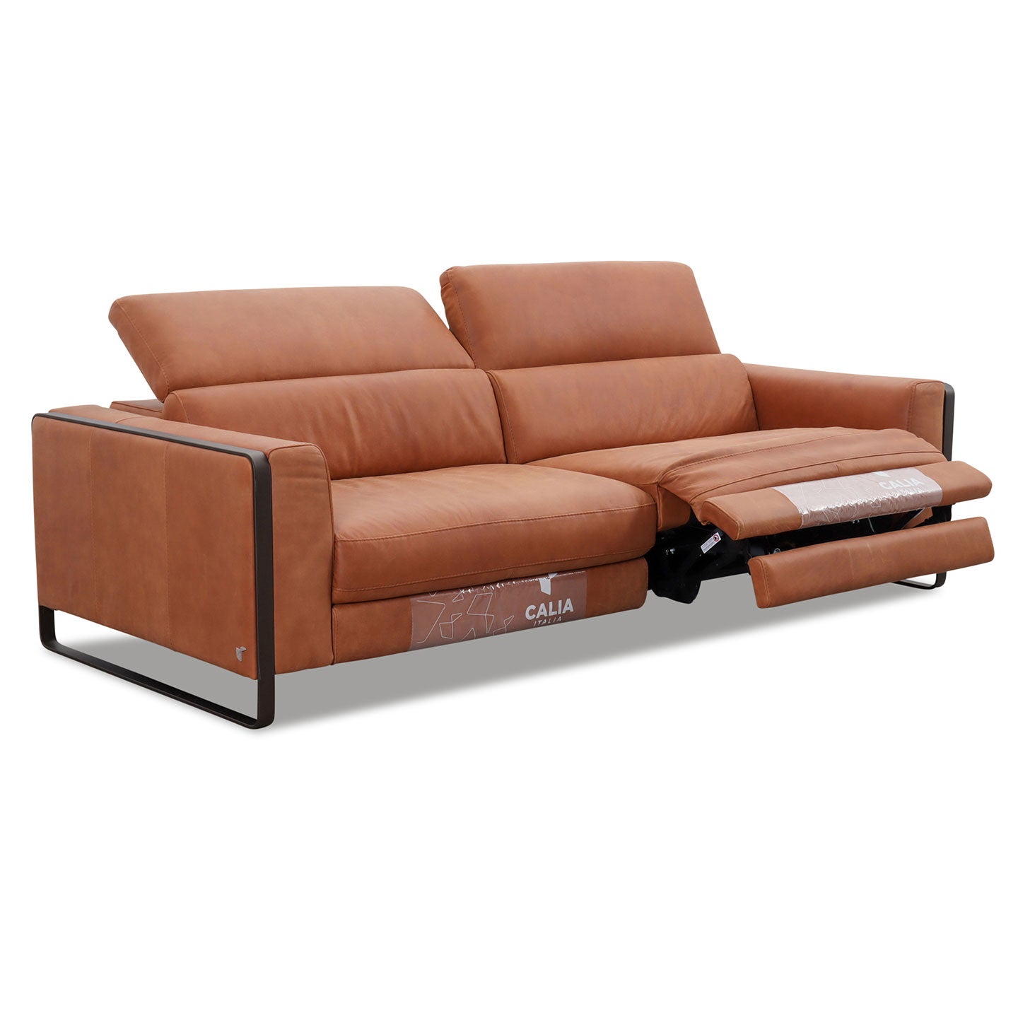 Sofa Garnitur FALCO Relax in Leder Nouveau cognac - Sofa Leder