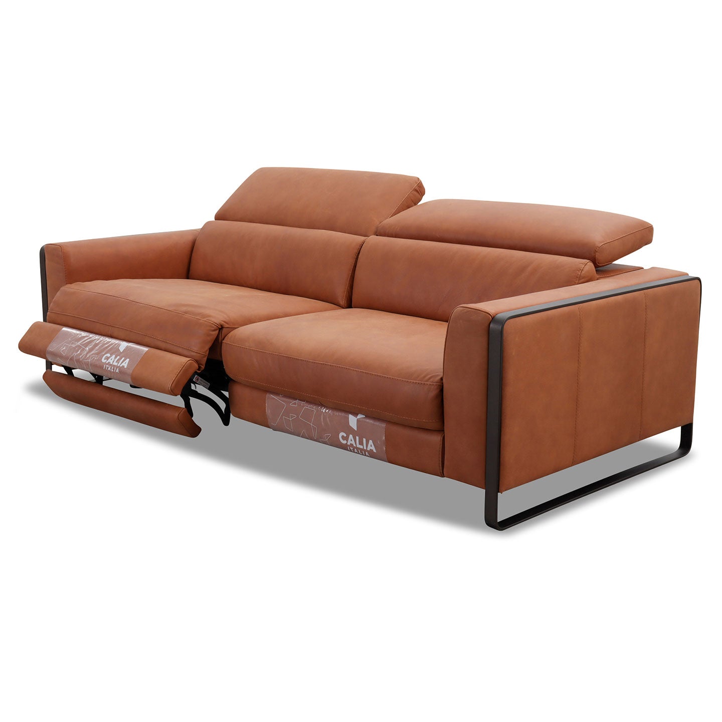 Sofa Garnitur FALCO Relax in Leder Nouveau cognac - Sofa Leder