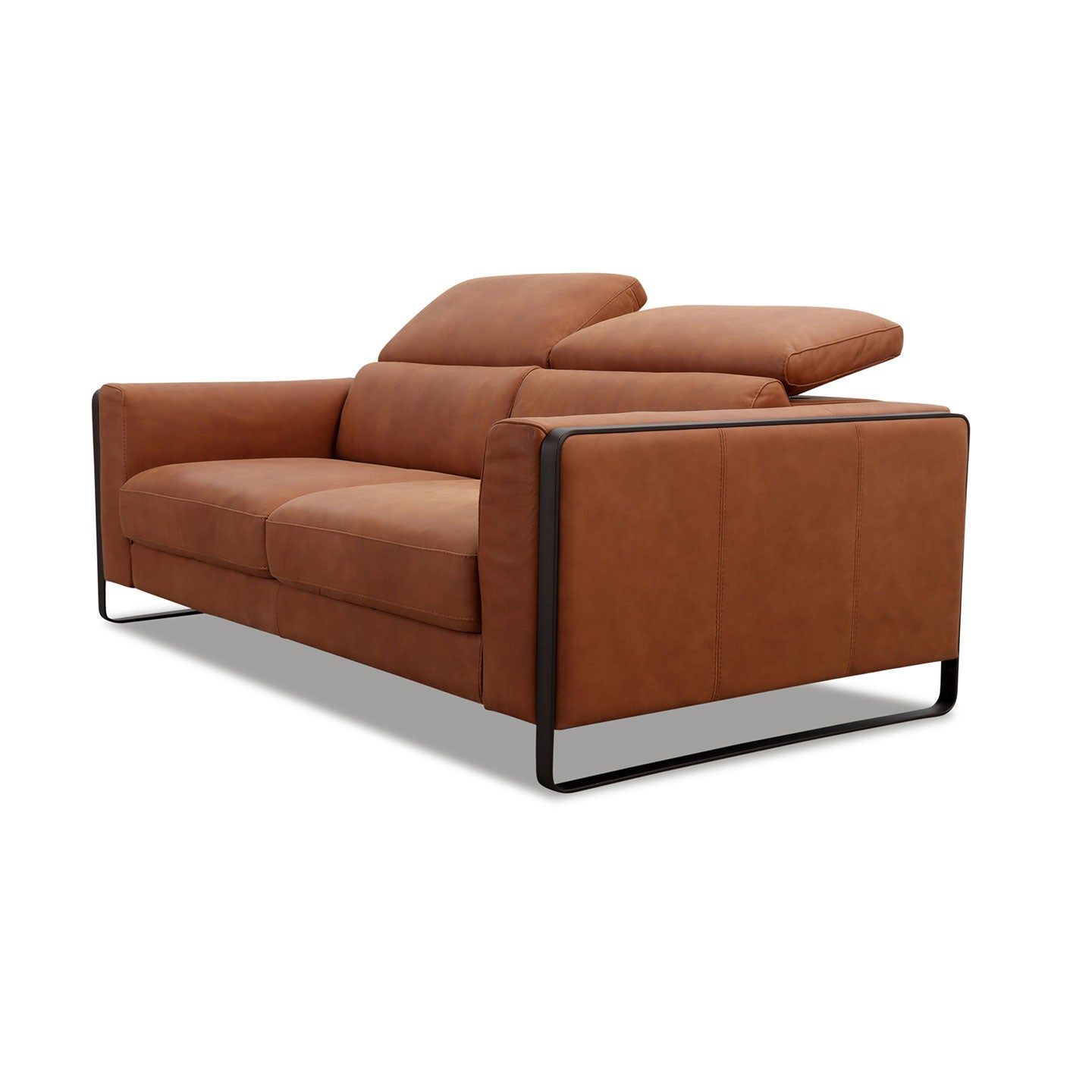 Sofa Garnitur FALCO Relax in Leder Nouveau cognac - Sofa Leder