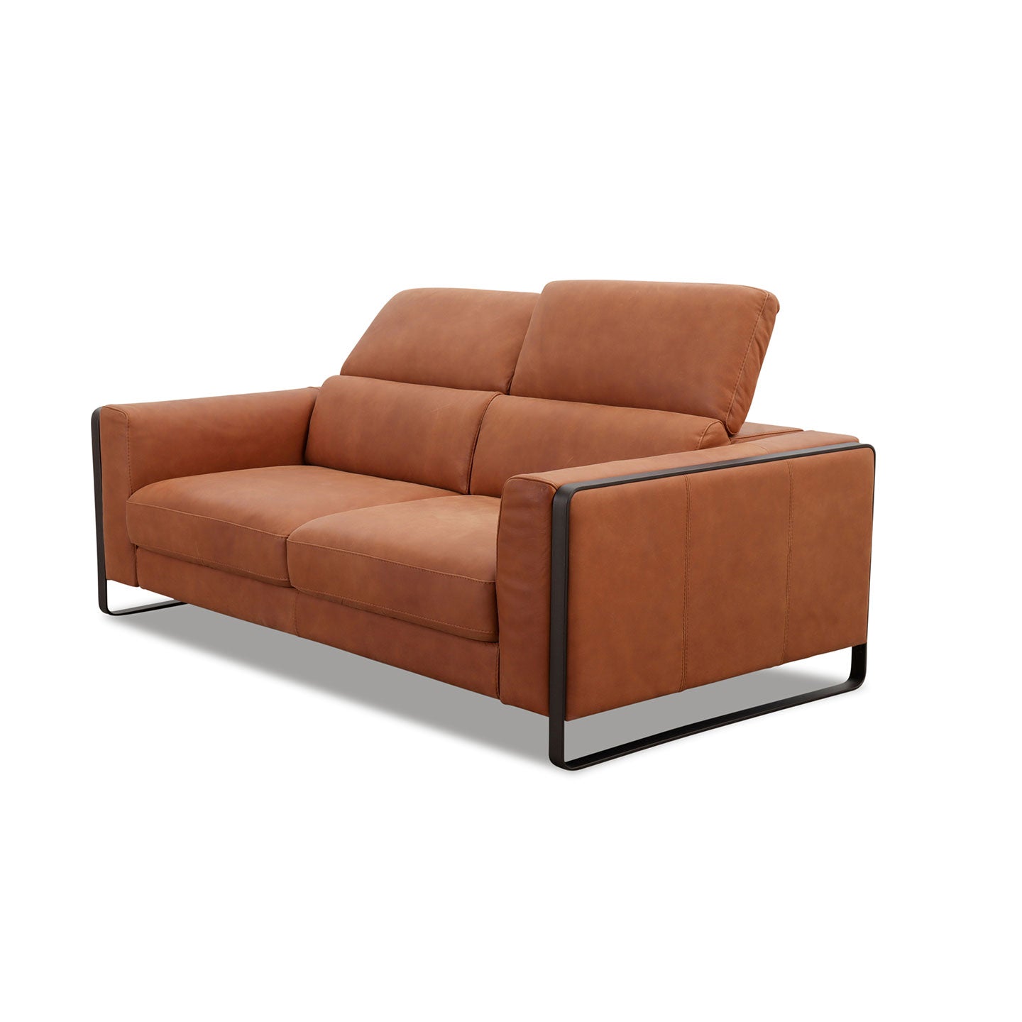 Sofa Garnitur FALCO Relax in Leder Nouveau cognac - Sofa Leder