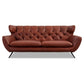 Sofa 3002 Sixty in Leder Natur braun - Sofa Leder