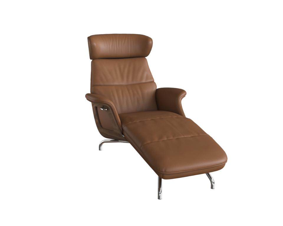 Chaiselonge CLEMENT in Leder Savoy