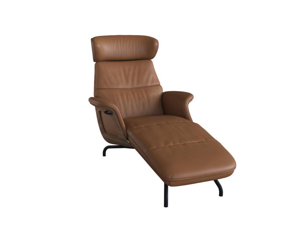 Chaiselonge CLEMENT in Leder Savoy