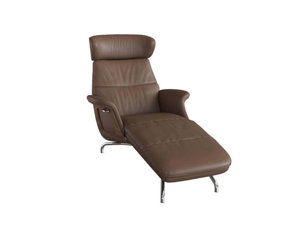 Chaiselonge CLEMENT in Leder Savoy