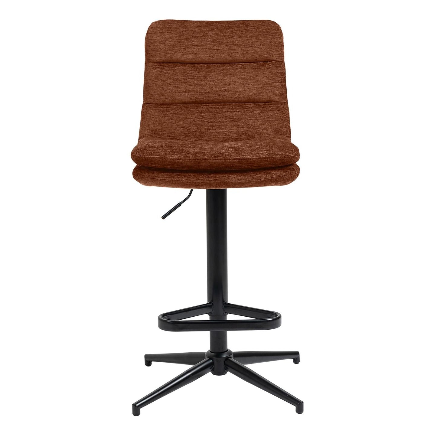 COLE Barhocker 2er-Set in Microfaser Velour - b500 copper - Barstuhl Stoff