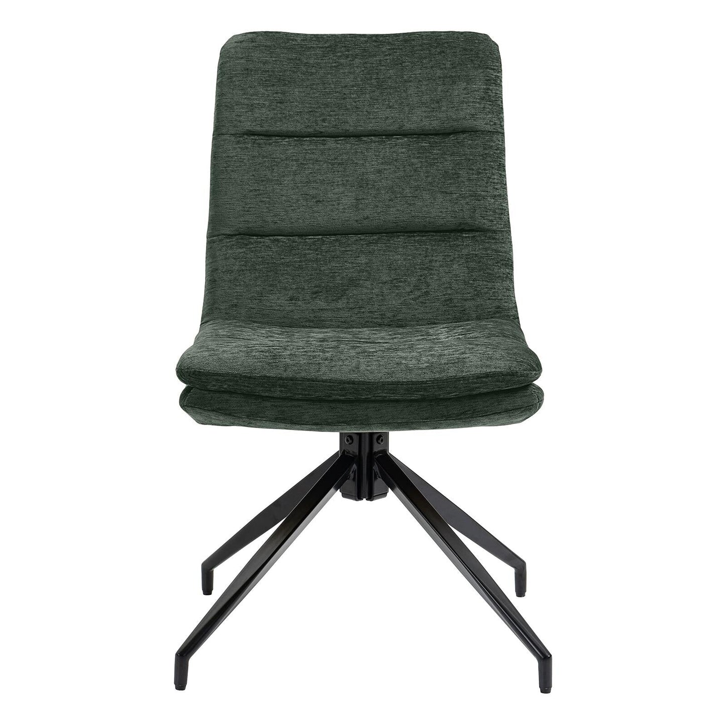 COLE 2er Set Stuhl in Microfaser Velour - b355 hunter - Stuhl Stoff