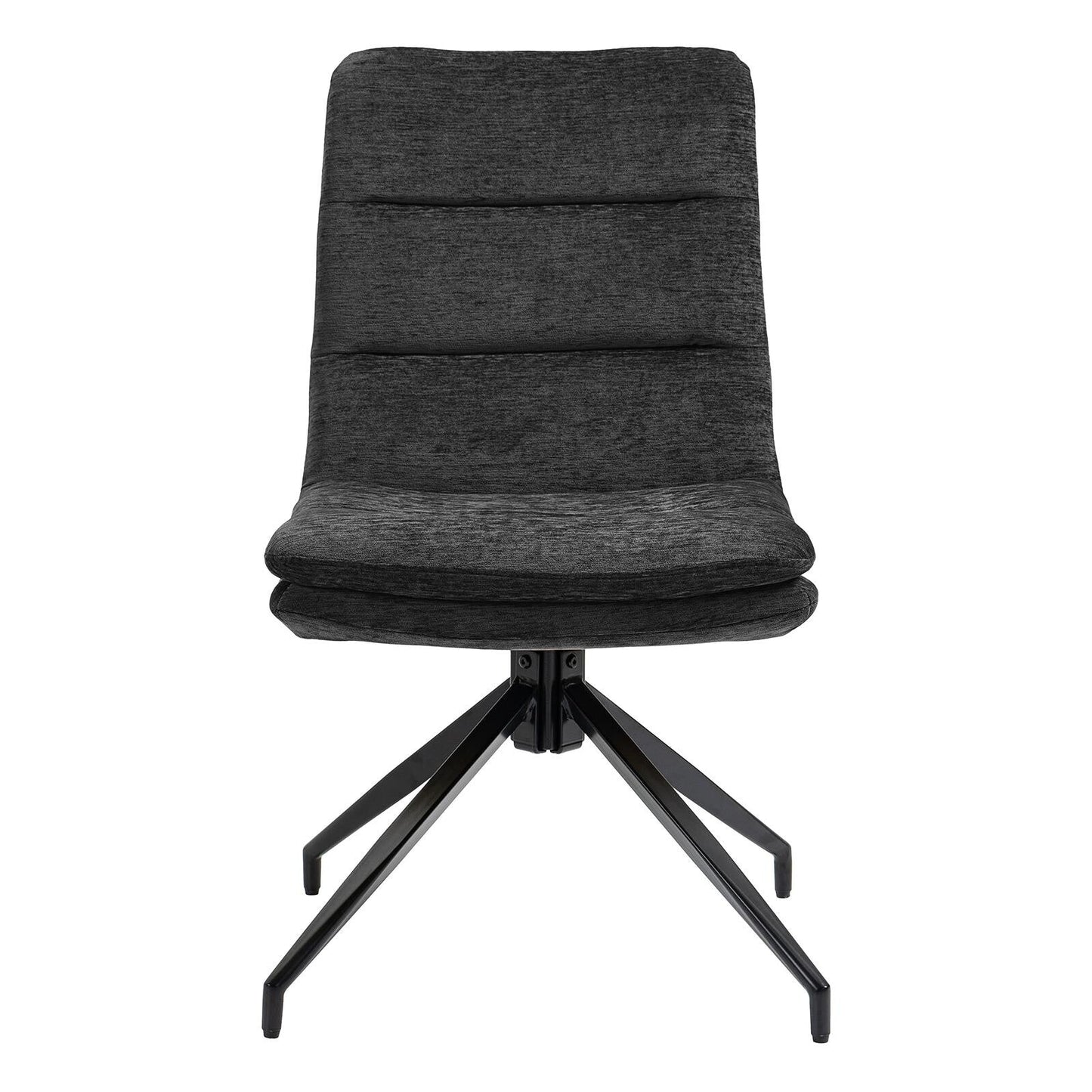 COLE 2er Set Stuhl in Microfaser Velour - b454 anthracite - Stuhl Stoff