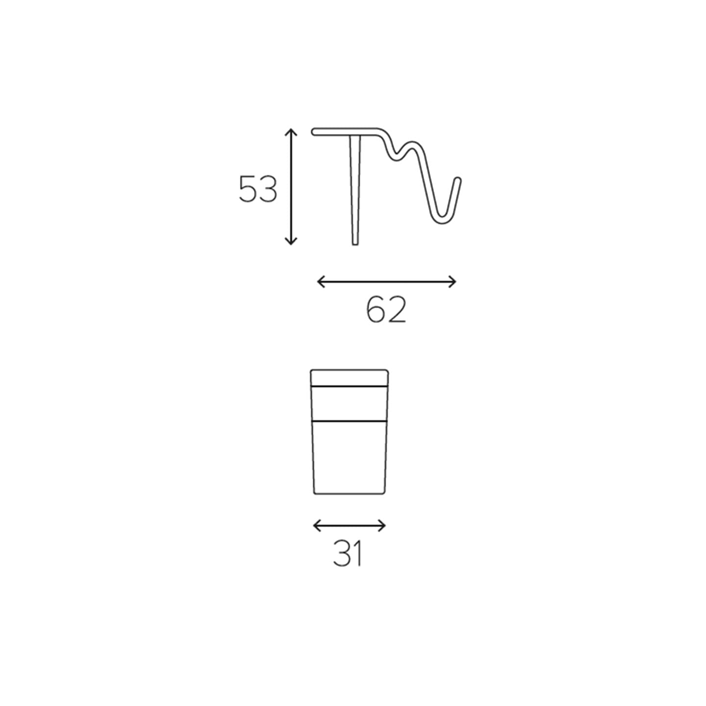 Conform Funco Beistelltisch in Holz Farbe wählbar - Beistelltisch