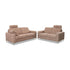 Couchgarnitur SOFACONCEPT Maestra in Leder Aurelia stone - Sofa Leder