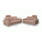 Couchgarnitur SOFACONCEPT Maestra in Leder Aurelia stone - Sofa Leder