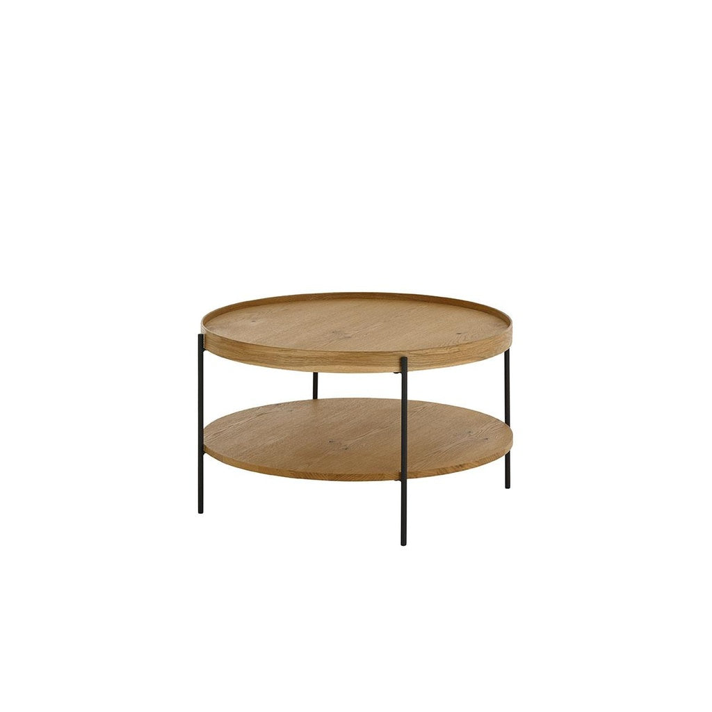 Couchtisch Arenal Ø80cm Eiche rund - Couchtisch