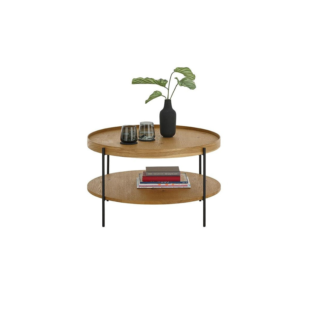 Couchtisch Arenal Ø80cm Eiche rund - Couchtisch