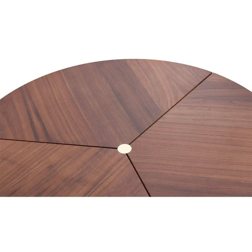Bild 1 in Galerieansicht laden. Couchtisch Focus aus Nussbaumfurnier Ø 95cm - Sitzdesign