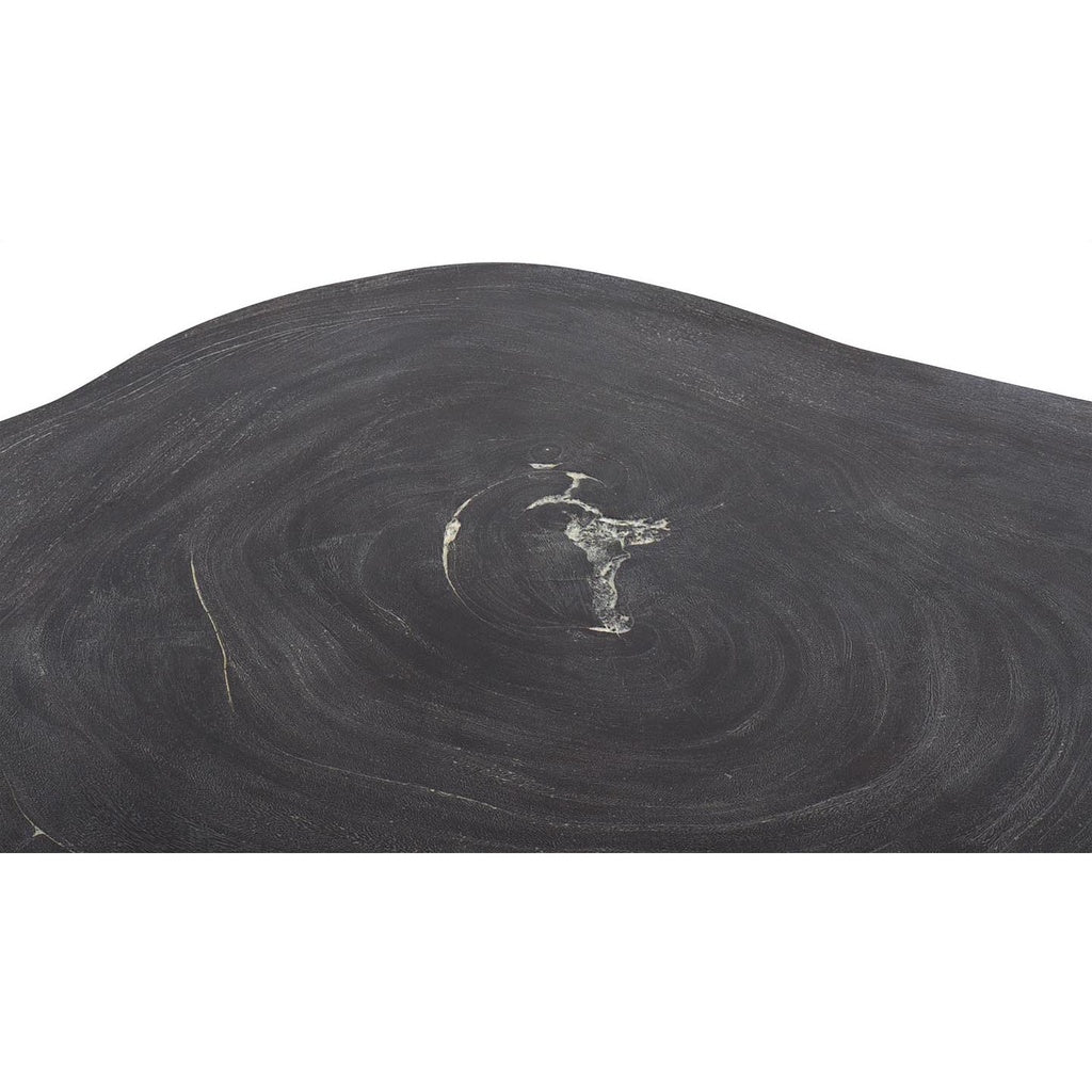 Couchtisch Rock 110 Ø Steinoptik anthrazit - Couchtisch