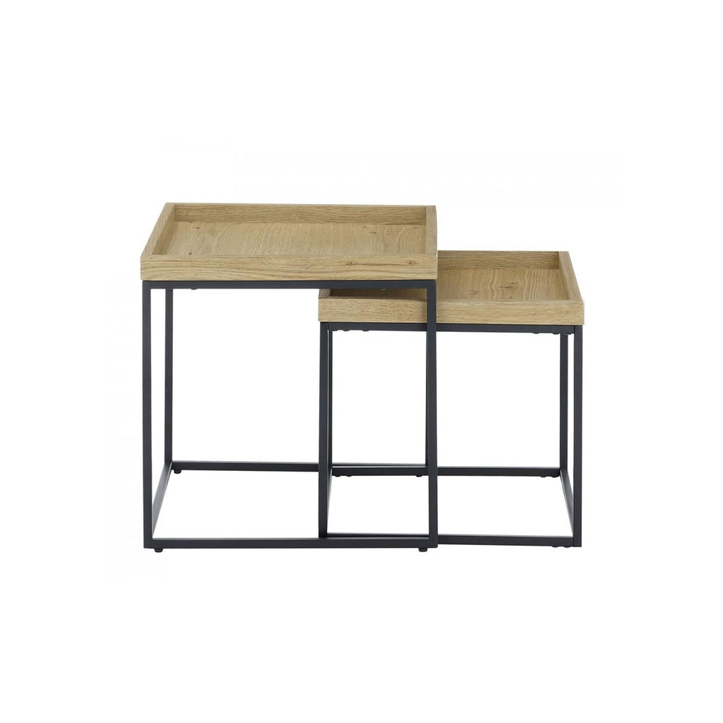 Couchtisch UBEDA 2-teilig in Eiche - Couchtisch