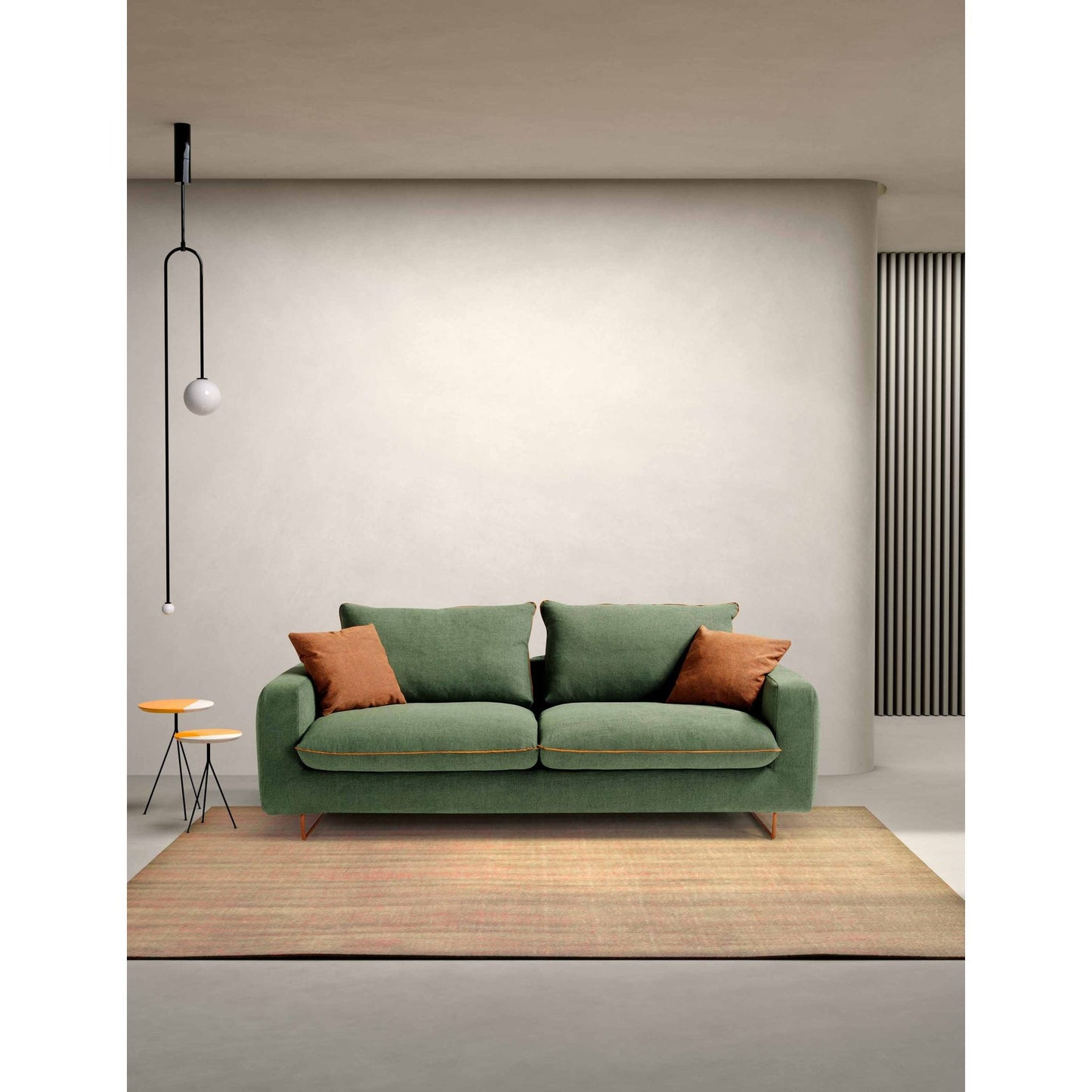 Dienne Salotti Club Schlafsofa in Stoff konfigurierbar