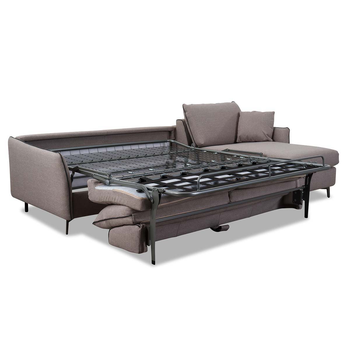 Dienne Salotti Ecksofa Valentina in Stoff Gemini - Schlafsofa Stoff