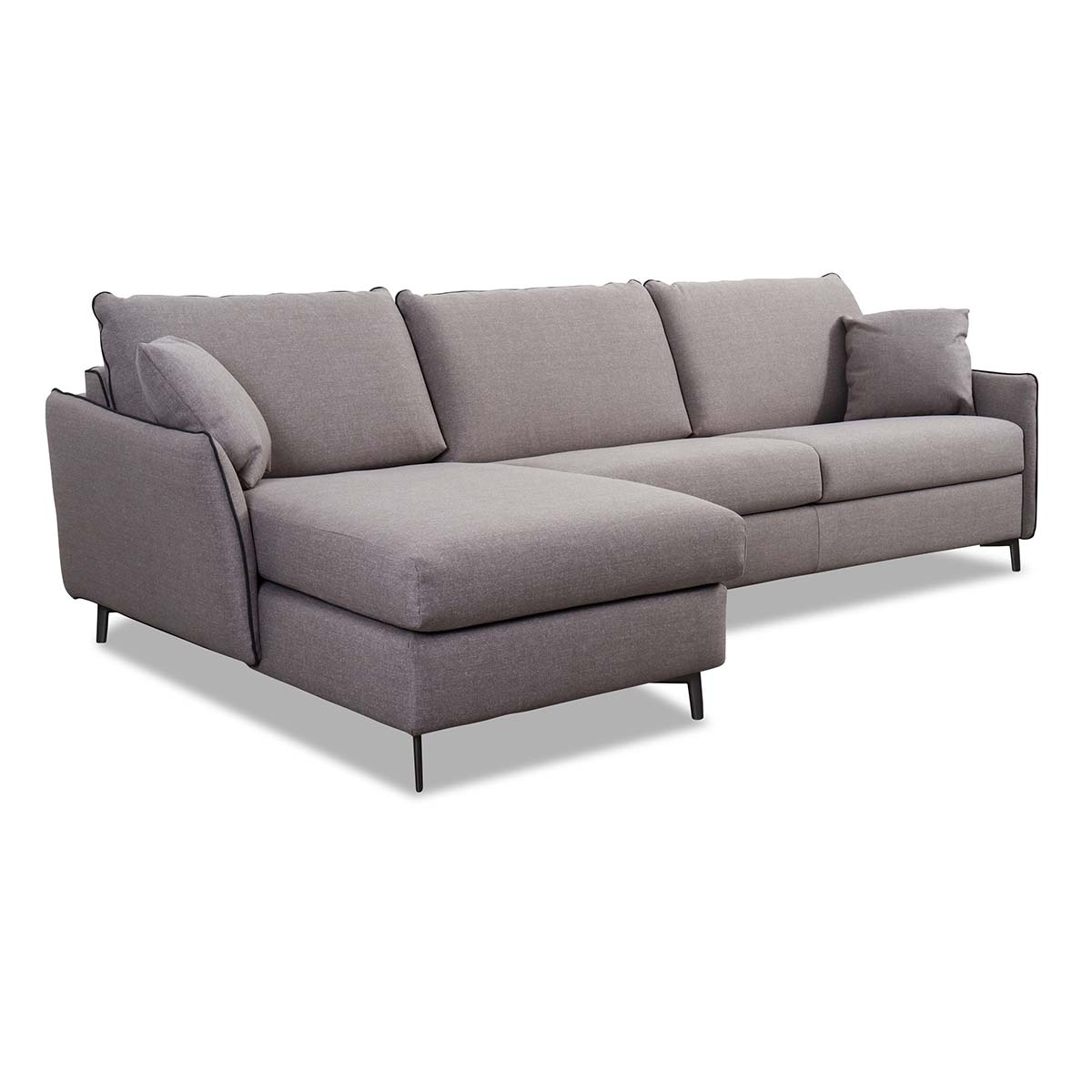 Dienne Salotti Ecksofa Valentina in Stoff Gemini - Schlafsofa Stoff