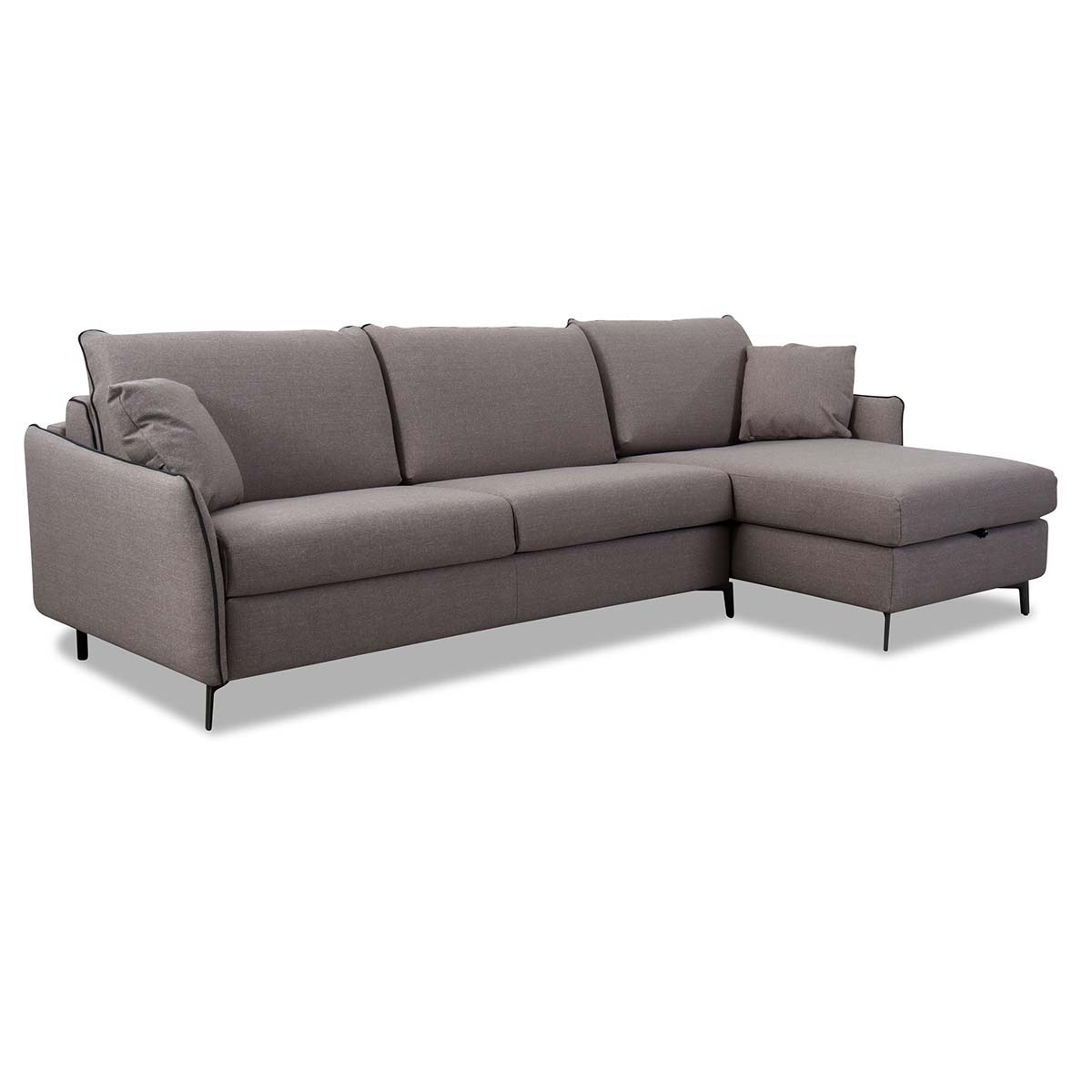 Dienne Salotti Ecksofa Valentina in Stoff Gemini - Schlafsofa Stoff