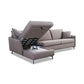 Dienne Salotti Ecksofa Valentina in Stoff Gemini - Schlafsofa Stoff