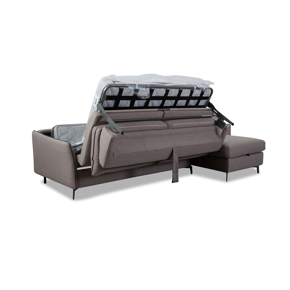 Dienne Salotti Ecksofa Valentina in Stoff Gemini - Schlafsofa Stoff